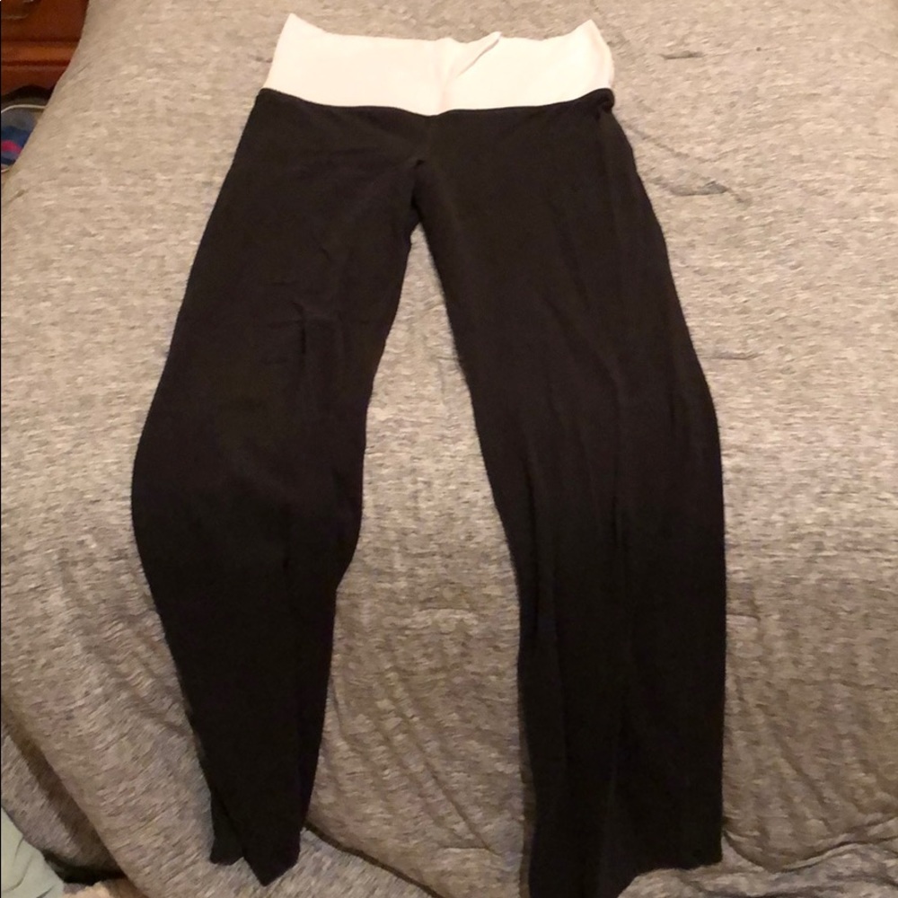 Victoria secret pink yoga pants boot leg cut